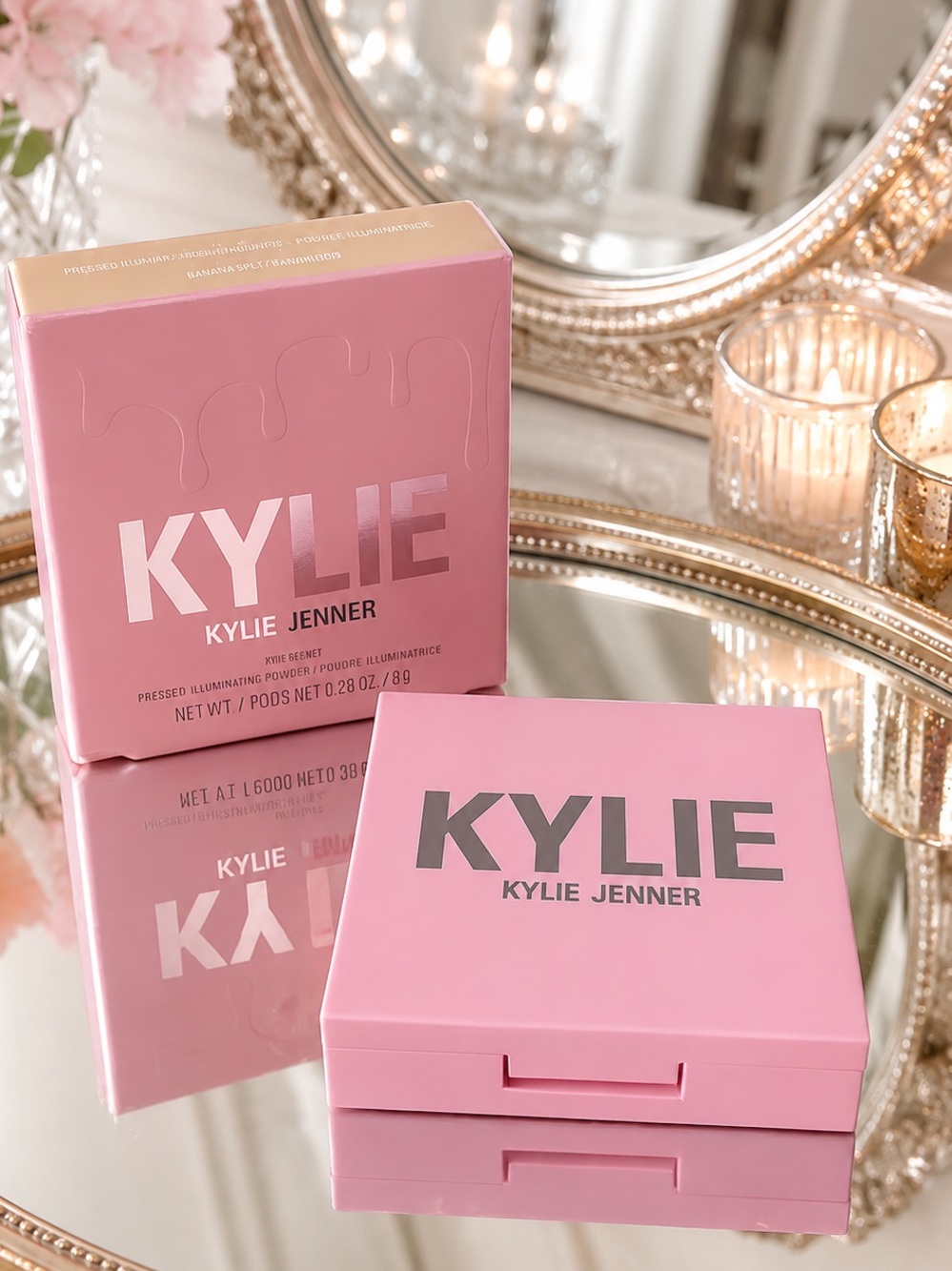Kylie ~ highlighter Pressed blush Illuminating Powder ~ #211 kitten baby NIB